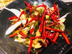 椒麻茶香牛蛙-绿茶餐厅(松江万达店)