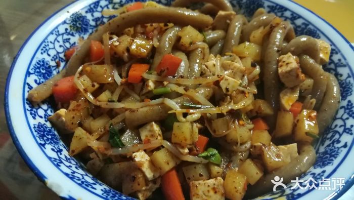 张军荞面饸饹荞面搓搓图片