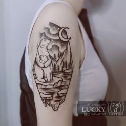 -幸运7纹身刺青Lucky7tattoo
