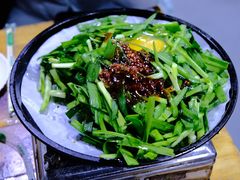 铁板韭菜-胡犇嗲单车烧烤(坡子街店)
