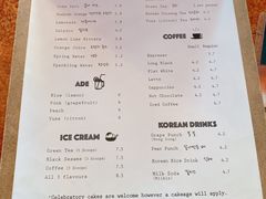 菜单-Don't Tell Mama Shh Korean Restaurant