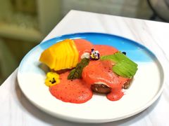 粉色班尼迪克蛋-吃饼人西餐(南开店)