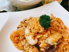 鲜虾蘑菇鸡肉饭-安妮意大利餐厅(国贸店)