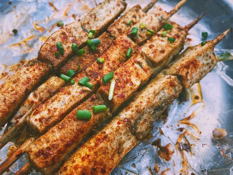 烤干子就不推荐啦,干子不太入味我,还带着些许的酸味. ⑧「火腿肠」