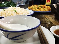 野生河虾仁&nbsp;酒香草头&nbsp;桂花肉-吾介小籠館