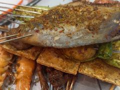 鲳鳊鱼-宝记烧烤·碳锅羊肉·羊蝎子火锅·夜食社(文体路创始店)