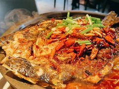 香辣味烤鱼-鸣记脆皮烤鱼·海鲜烤鱼(三八广场店)