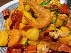 海鲜炒白粿-阿浪山庄