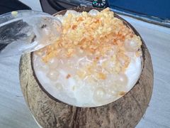 -椰爺爺·椰子冻砵仔糕