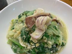 笔管鱼炒小白菜-必点海鲜·鲅鱼水饺(鞍山西道店)