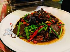 韭菜酱牛肉-铁胖子口碑长沙菜·龙虾烧烤(赤岗社区店)
