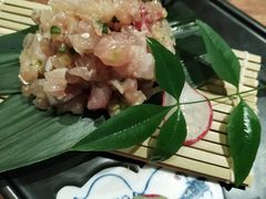 味噌拌白身鱼-纹兵卫手打荞麦面日料(虹桥本店)