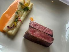 M7和牛牛柳配白芦笋-Jean Georges