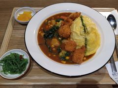 炸鸡块咖喱蛋包饭套餐-池奈·日式咖喱蛋包饭(赛高店)