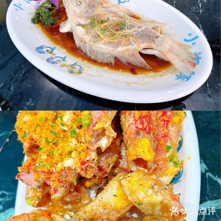 快过年了总要去一趟三亚吧！然后去小海豚海鲜餐厅吃一顿海鲜吧