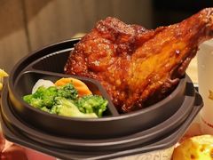 港式烧味脆皮大鸡腿饭-肯德基(欣旺店)
