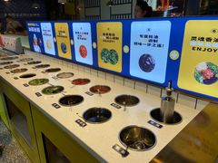 自助调料区-燃尖儿自助串串火锅(新业广场店)