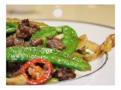 荷兰豆炒牛肉-本味轩精品茶餐厅(黄山路店)