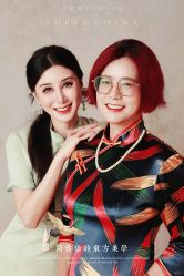 -时光纪亲子全家福照相馆(静安店母女写真父母纪念照)