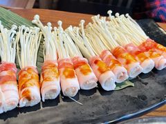 金针菇五花肉-九田家黑牛烤肉料理(无锡T12店)