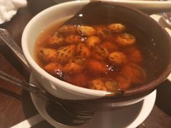 古越陈酿煮花螺-杭州西子湖四季酒店·金沙厅