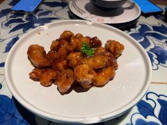 雪花糖醋里脊-绿茶餐厅(布吉万象汇店)