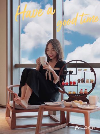深圳JW万豪|送到房间的高空庭院下午茶