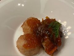 三文鱼子松露煎带子-天龙轩(香港丽思卡尔顿酒店)