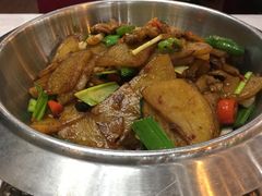 干锅土豆片-金家老三饭庄(常营店)