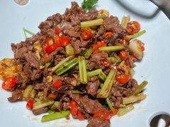 菜籽油炒鲜牛肉-佬肥猫(七宝宝龙店)