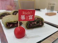 绿茶红豆薄撑-顺德人家食府(黄金广场店)