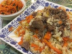 羊肉黄萝卜手抓饭-新疆红柳花餐厅(新洲店)