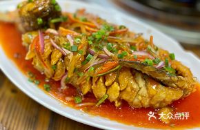Crispy Fish with Pine Nuts