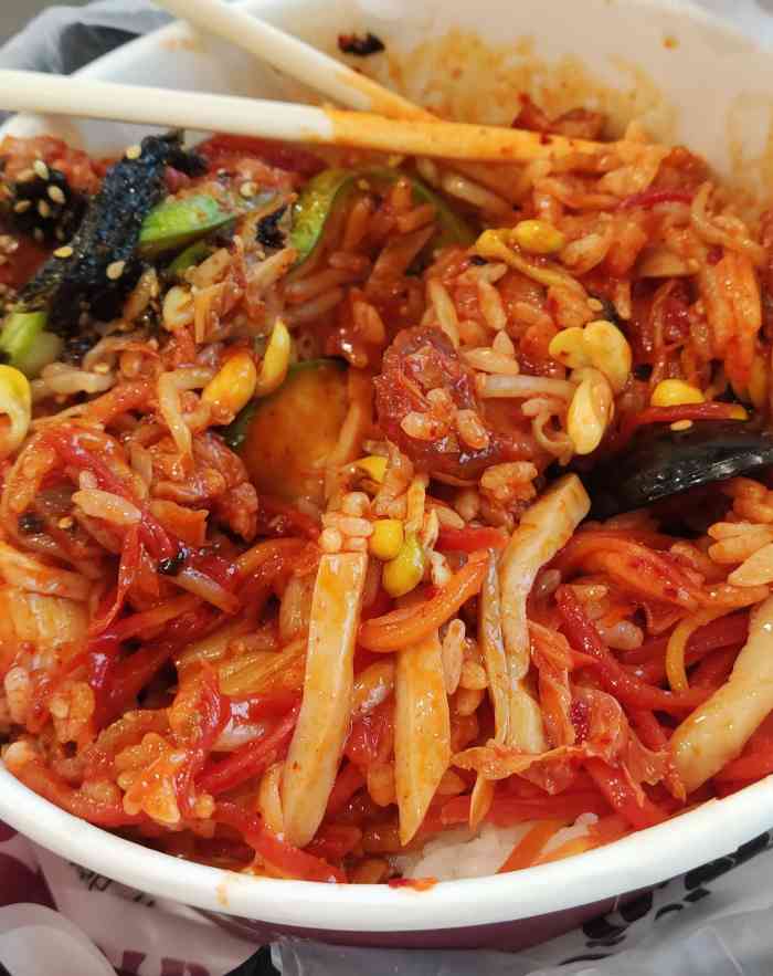 荠岛35国王拌饭-"昨天下午叫的两份外卖,看着就好吃,「孜然.