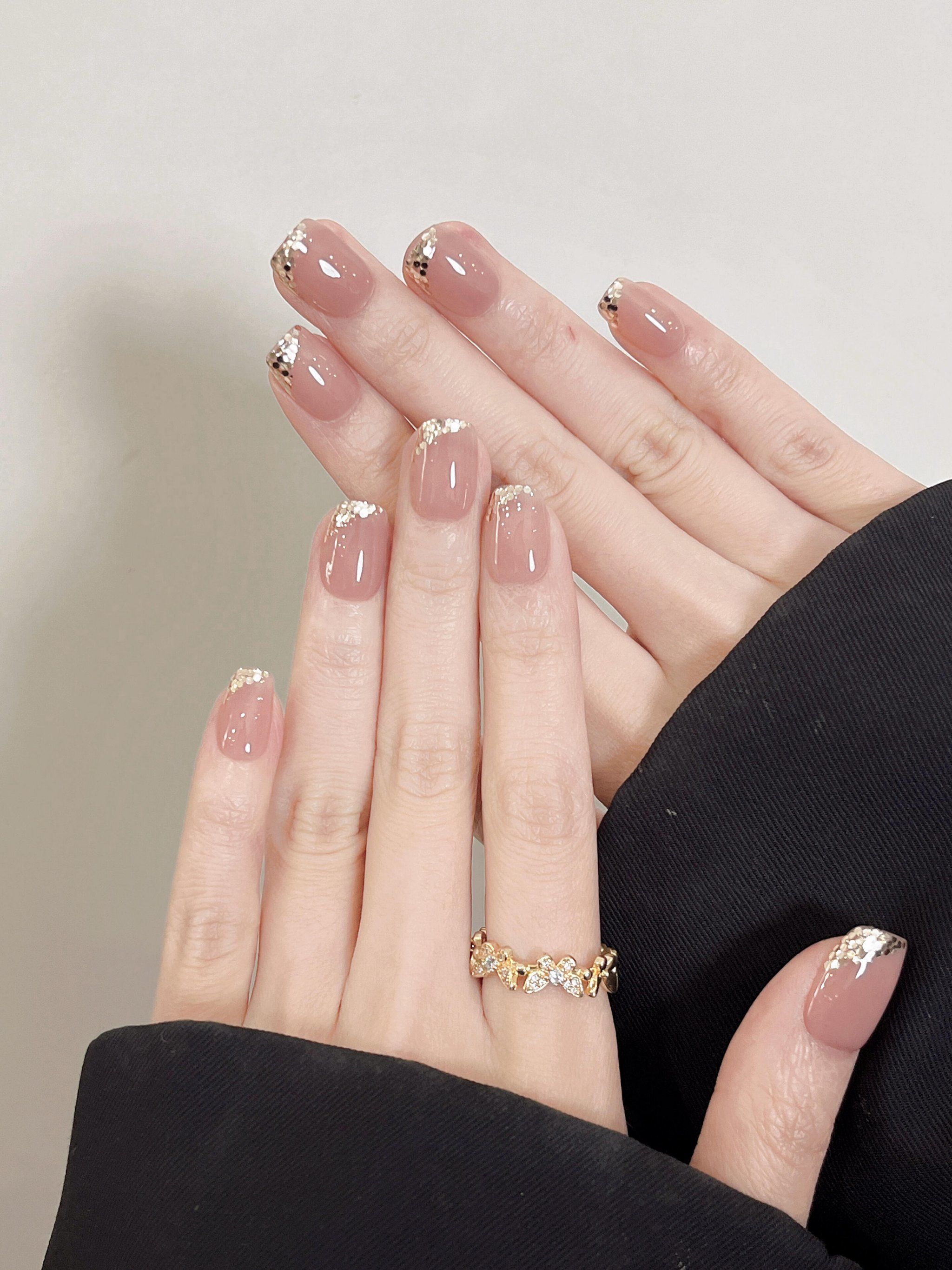 清新裸色系美甲好心情