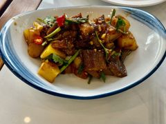 农家茄子酱拌小土豆-海知道大连海鲜水饺(南山大冲店)