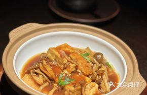 Abalone Sauce Simmered Cheatian Tofu