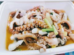 姜葱炒八爪鱼-盒马鲜生(十里堡店)