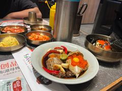 -草家酱蟹炭火烤肉店(珲春南路二店)