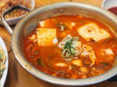 海鲜豆腐锅-金北顺大锅家(신사본점)