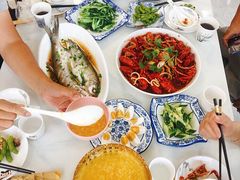 -七的湖·晚芳亭·阳澄湖农家菜·大闸蟹(莲花岛店)