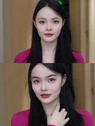 点击看大图 -杨益美学·野生眉半永久纹眉发际线