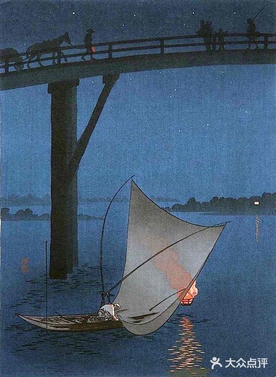 在美轮美奂的画作✨中感受黑夜下的祥和