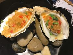 烤大生蚝-探炉·香辣豆花烤鱼(雄峰城店)