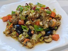 葱爆威海扇贝-威海渔村(静安旗舰店)