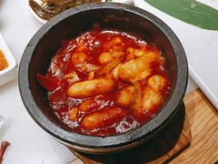 石锅芝士年糕-韩宫宴烤肉·料理(大宁国际店)