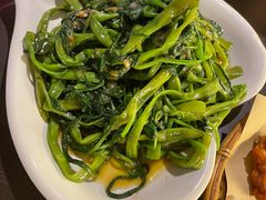马拉盏炒通菜-大头虾越式风味餐厅(光明广场店)