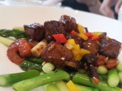 露笋玉葱澳洲和牛-宝丽轩中餐厅BAOLIXUAN
