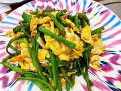 虾酱鸡蛋炒扁豆-西域塔塔幂(六道口店)