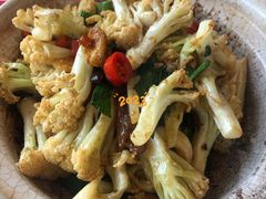 生炒有机菜花-月福京味斋·烤鸭店·北京菜(鼓楼总店)